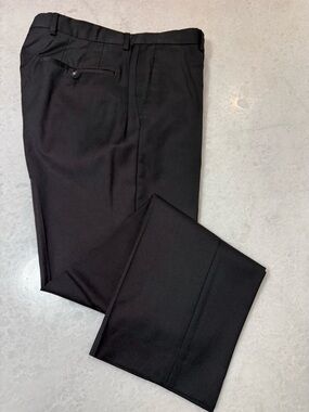 Gibson Black Dress Pants with Subtle Sheen